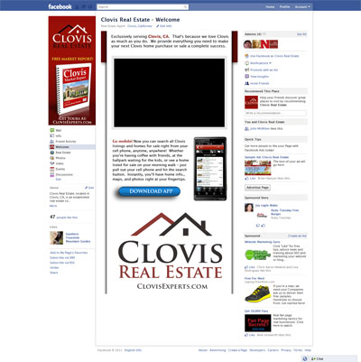 Clovis Real Estate Facebook iFrames Application with Like Gate Reveal