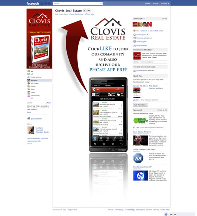 Clovis Real Estate Facebook iFrames Application with Like Gate Reveal