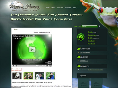 MarisaHerrera.com Custom Wordpress Site