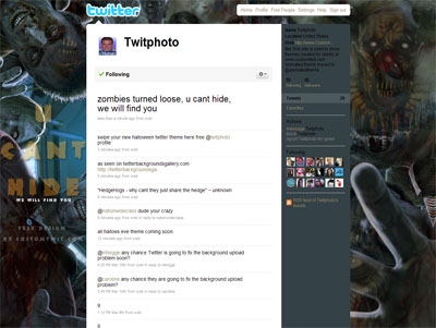 Free Halloween Twitter Background