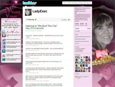 @ladyexec Custom Twitter Background