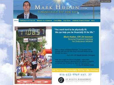 markhudon.com Custom Wordpress Site 