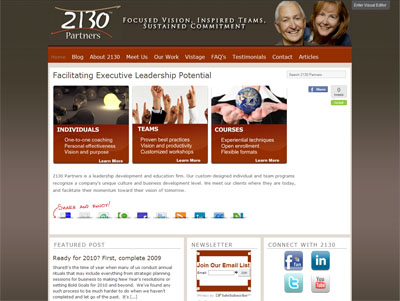 2130partners.com Custom Wordpress Site 