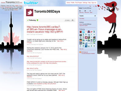 @Toronto365Days Custom Twitter Background