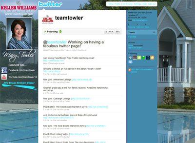 Team Towler Custom Facebook Welcome Landing Page 