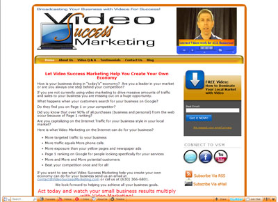 videosuccessmarketing.com Custom Wordpress Site and Blog
