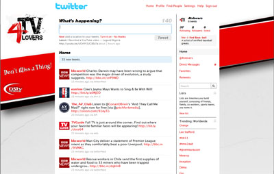 DSTvmobile 4TVLovers Custom Twitter Background