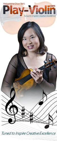 Chien Tan's Play Violin Custom Facebook Fan Page Wall Profile Picture