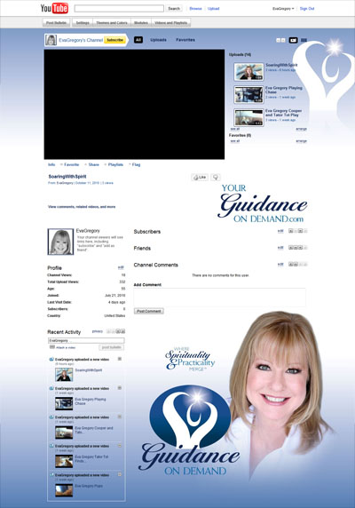 Eva Gregory Custom YouTube Background
