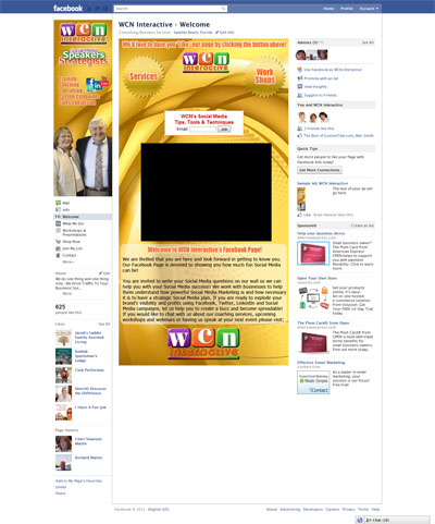 WCN Interactive Custom Facebook Fan Page Community