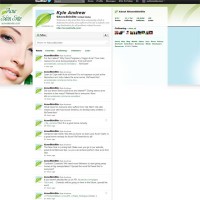 @acneskinsite Custom Twitter Background Skin