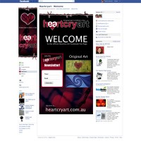 Heartcry Art Custom Facebook iFrame Application