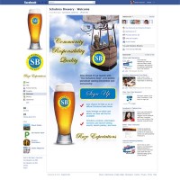 Schubros Brewery Custom Facebook iFrames Application Welcome Tab