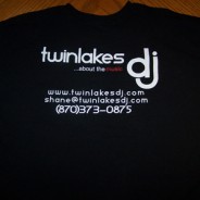 Twin Lakes DJ Custom T-Shirt and Logo