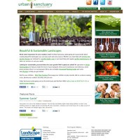 Urban Sanctuary Landscaping Custom WordPress Site & Blog